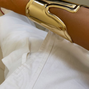 Bracelete Moda Gladiador Dourado