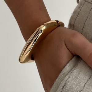 Bracelete Liso Quadrado Moda BBB