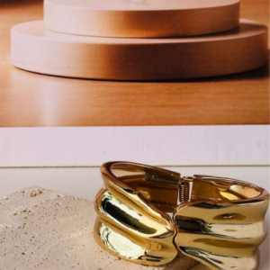 Bracelete Dourado Estiloso Moda 2025