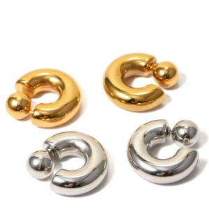 Brinco Argola Bold com Tarraxa Diferenciada