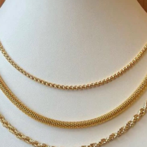 Kit 3 Colares A Ouro