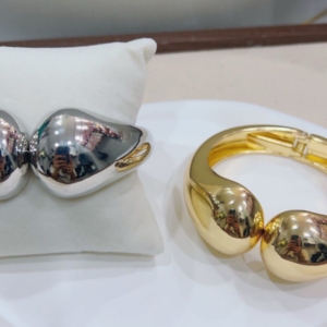 Bracelete Bolota Ajustável Banhado