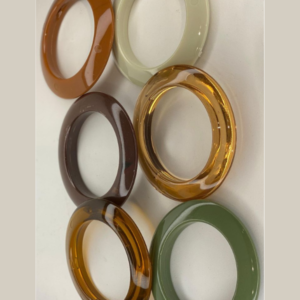 Bracelete Redondo de Resina