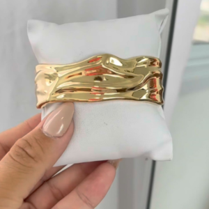 Bracelete Trançado Folheado