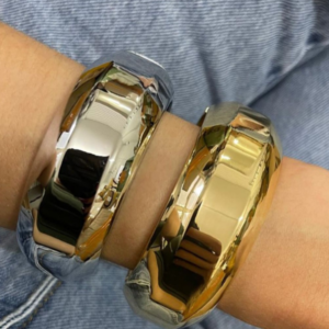 Bracelete Feminino Aro Largo Liso