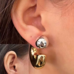 Argola Bold Para Mulheres Elegantes