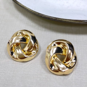 Brinco Moda Rosquinha Dourado