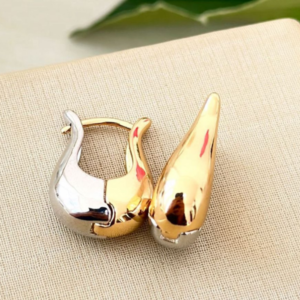 Brinco Bicolor Fecho Click