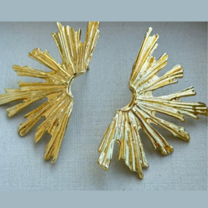 Brinco Feminino Dourado para Festa