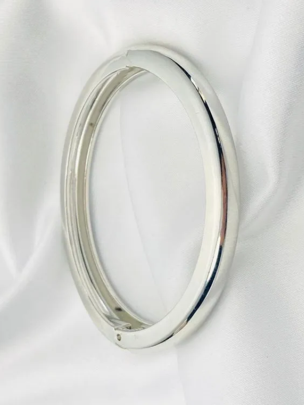 Bracelete Liso Banhado Dourado Ou Prata O Mais Vendido