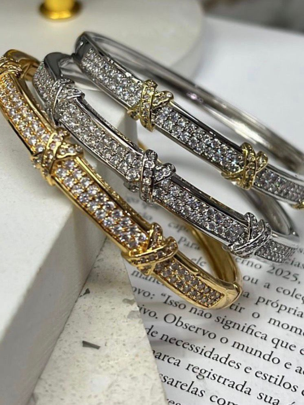 Bracelete Feminino Elegante Sofisticado Minimalista Design Moderno