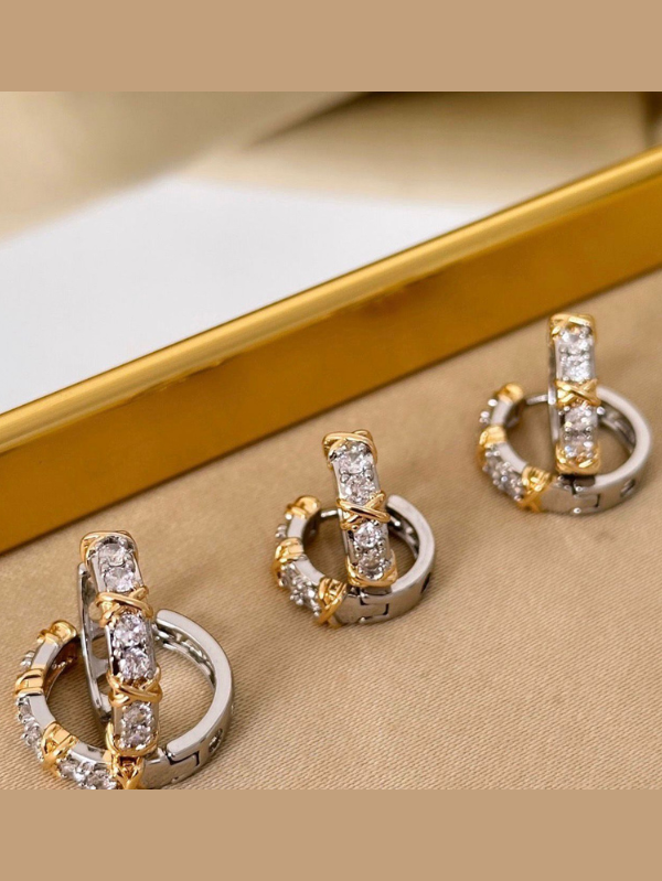 Brinco Argola Unitário Feminino Design Moderno Delicado Versátil