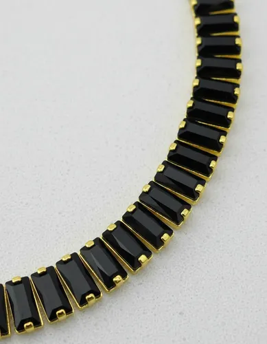 Colar Choker Riviera Zircônia Cristal Antialérgico 35cm - Imagem 4